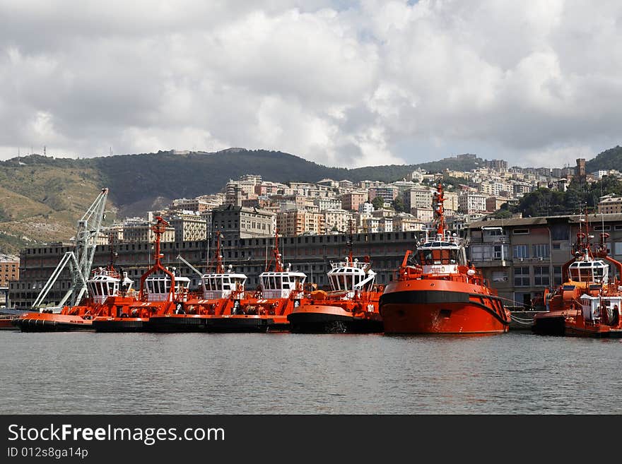 Old genoa (genova-Italy) port. Old genoa (genova-Italy) port.