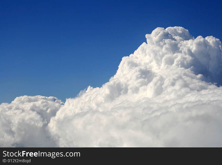 Clouds and sky on a beautiful day