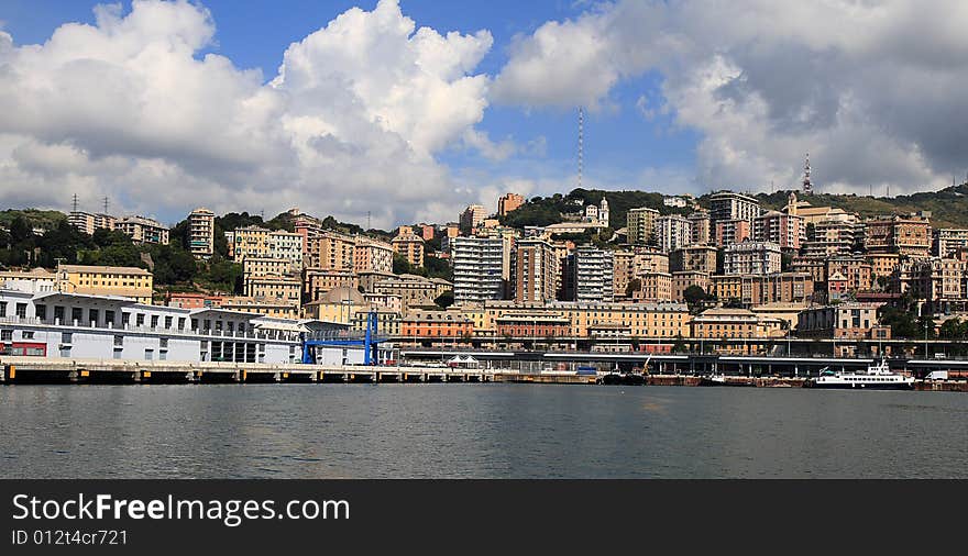 Old genoa (genova-Italy) port.