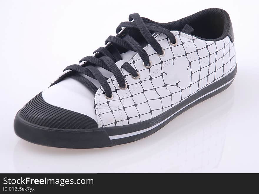 Sport shoes , sneakers isolated by white