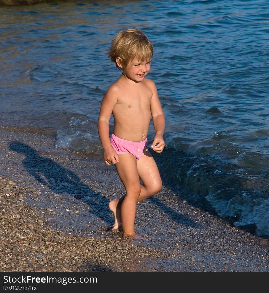 Girl and the sea