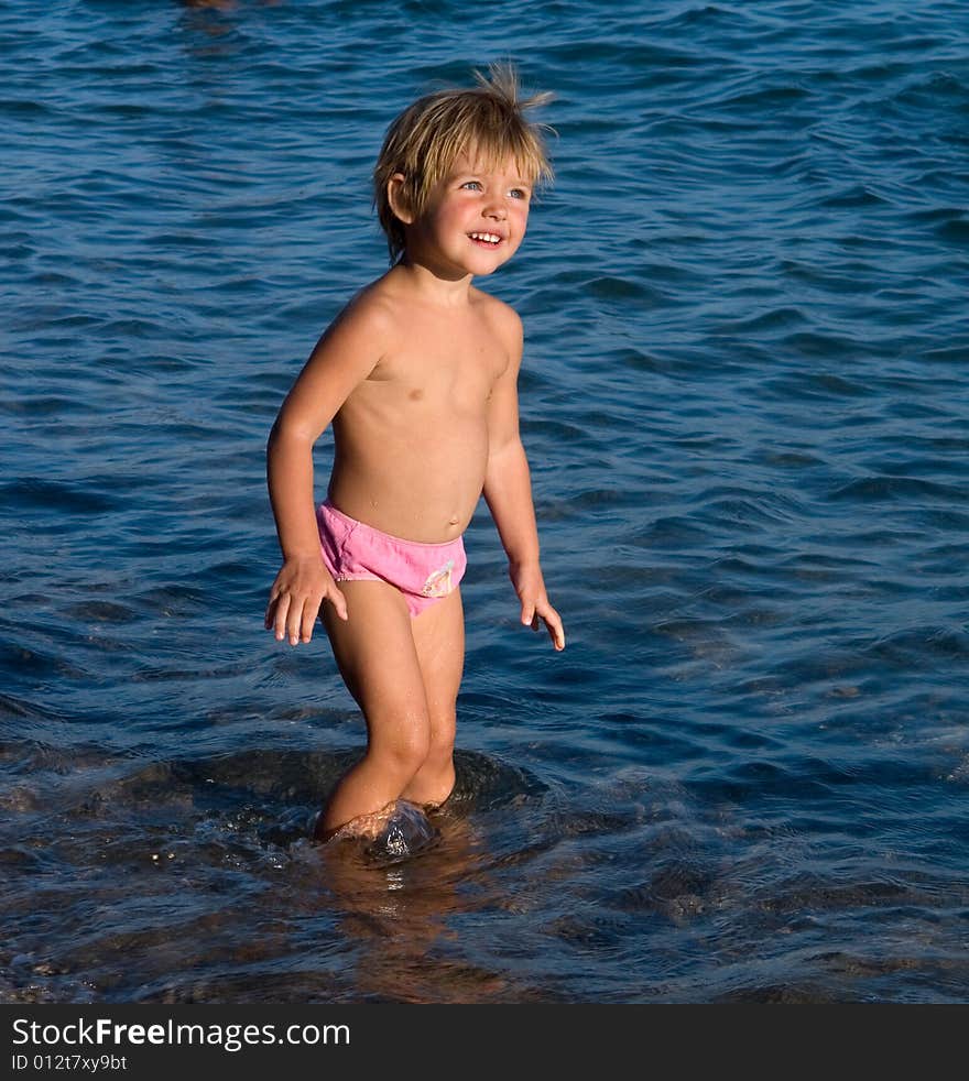 Girl and the sea