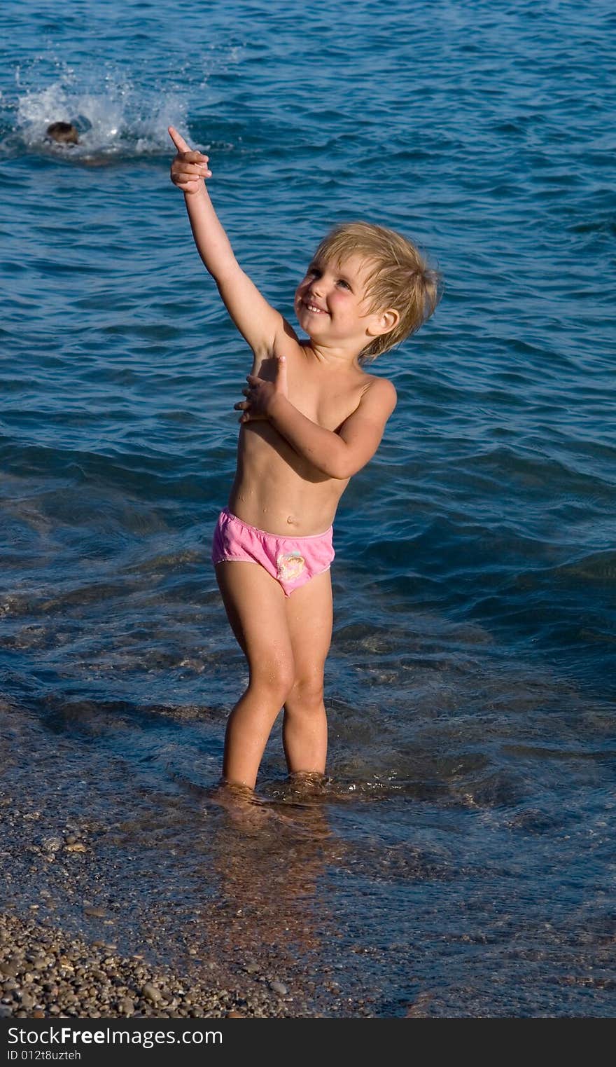 Girl and the sea