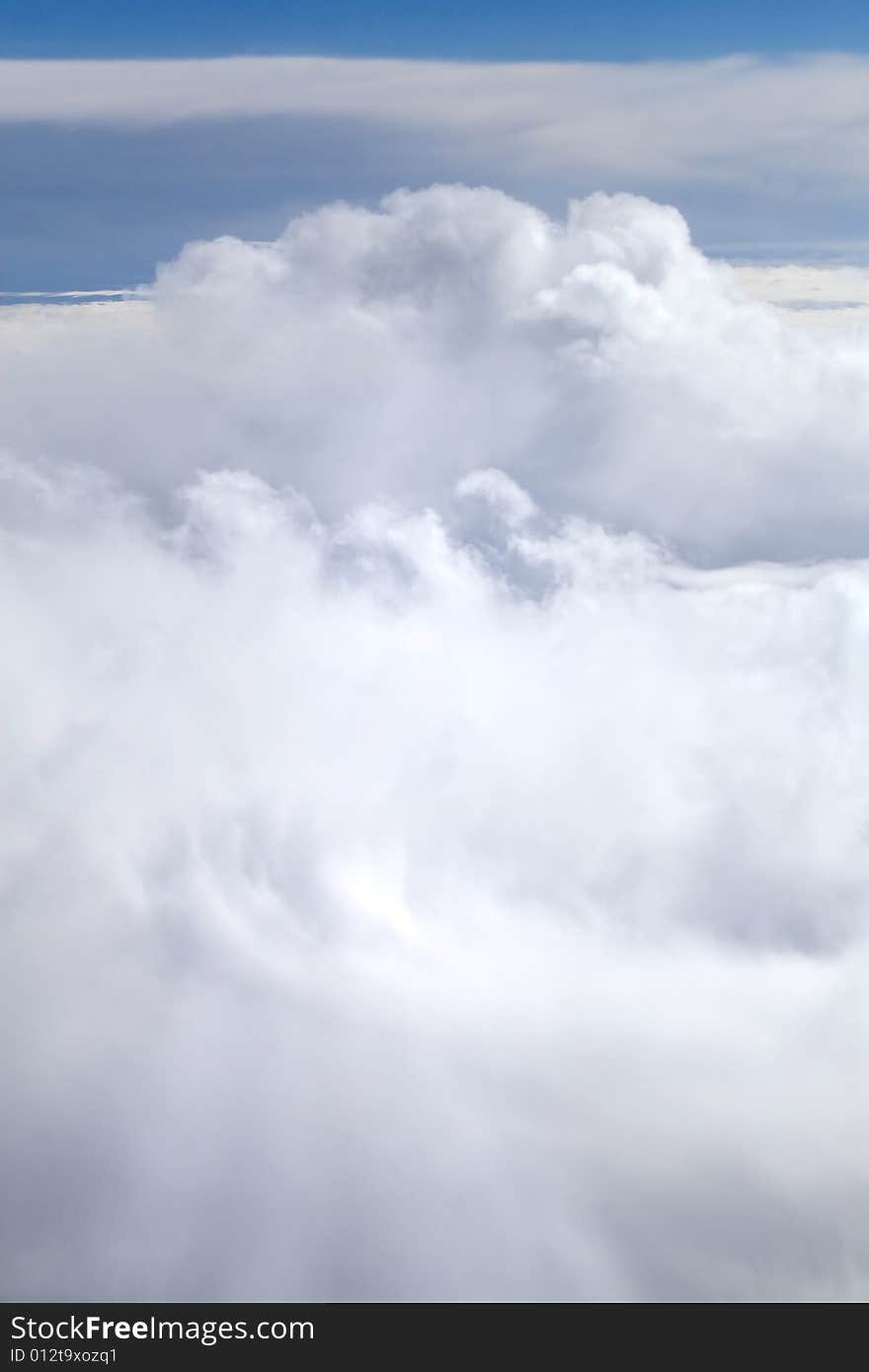 Blue sky and white clouds