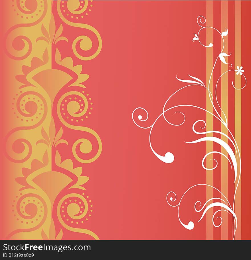 Abstract Floral Background