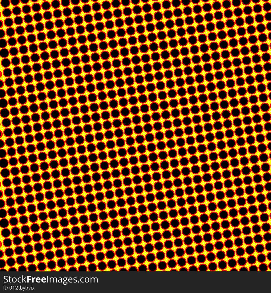 A lovely retro dots background. A lovely retro dots background