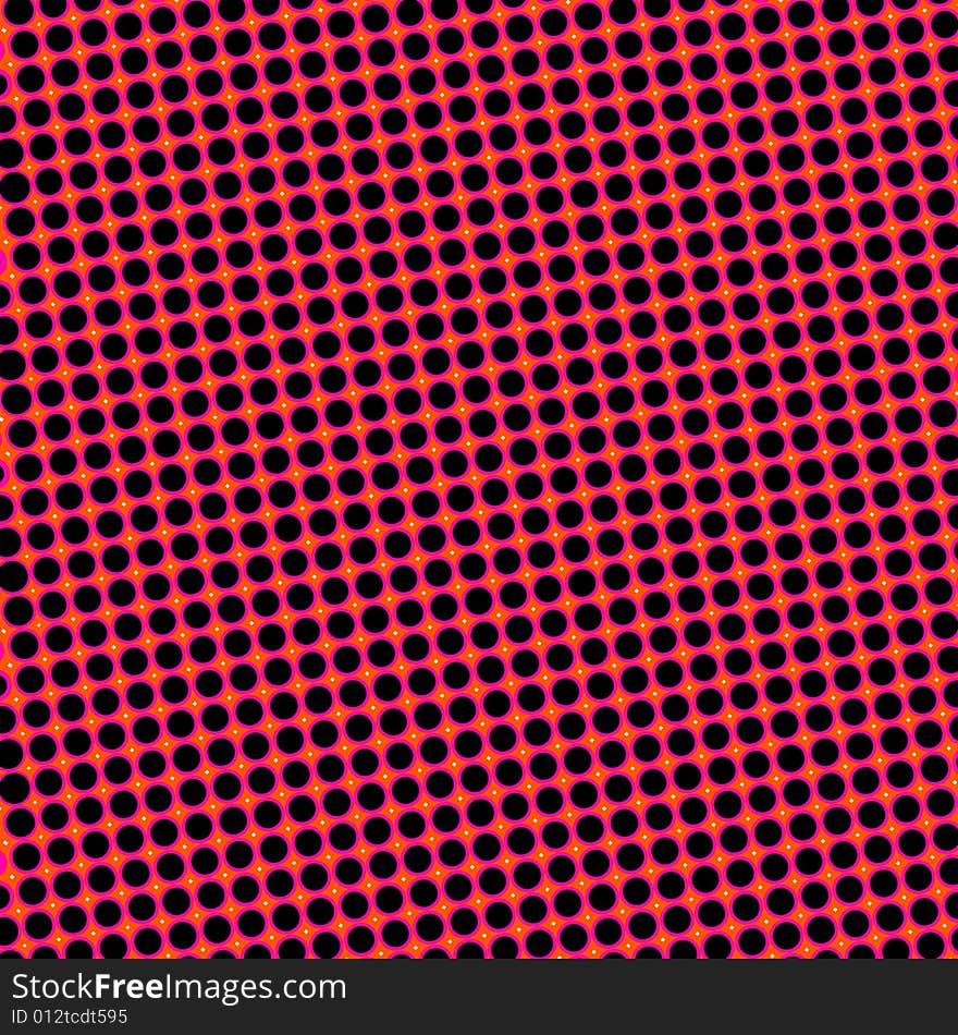 A lovely retro dots background. A lovely retro dots background