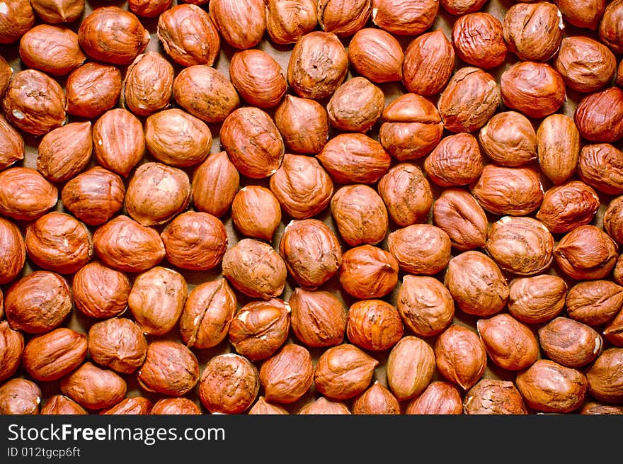 A background of an nuts. A background of an nuts