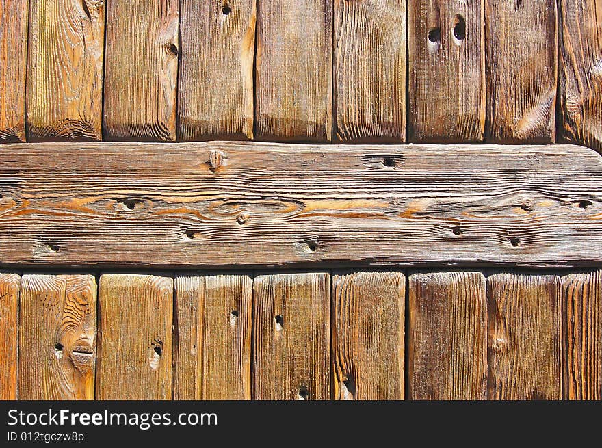 Empty wooden name board sign. Empty wooden name board sign