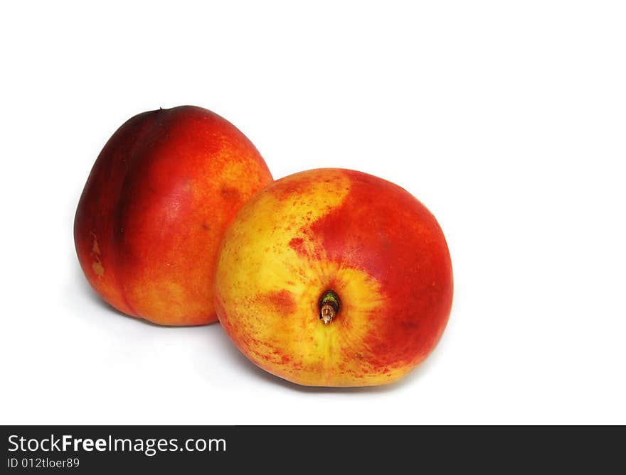 Two peaches