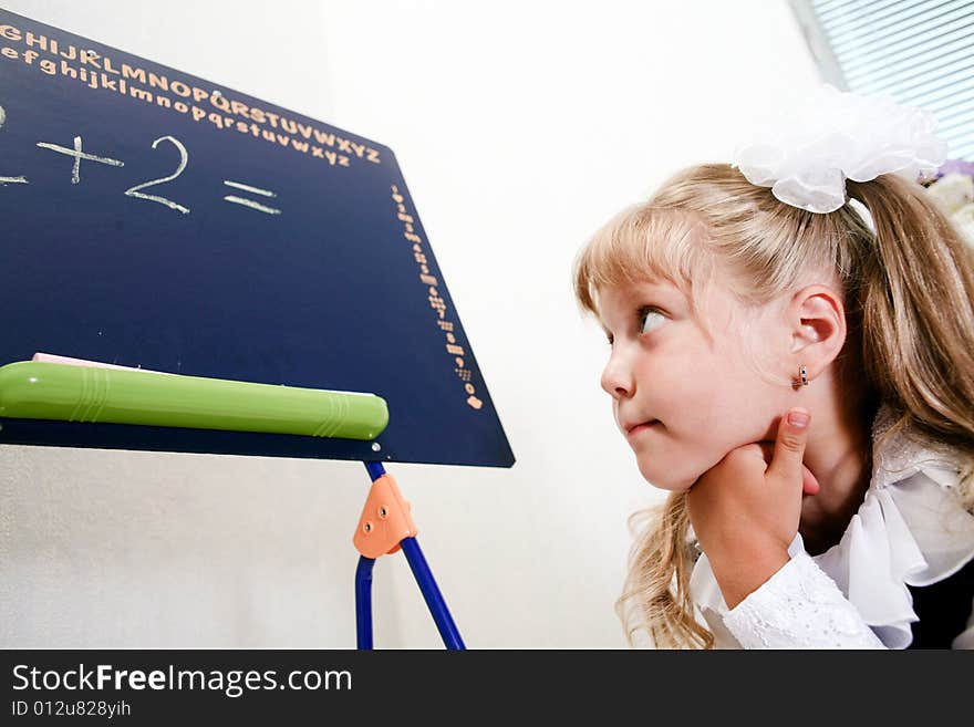 Girl In Classroom