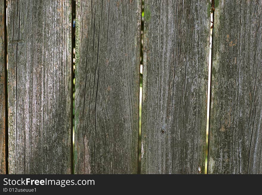 Fence background made of old wood