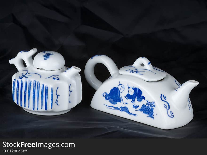 Pair of Ancient Teapot