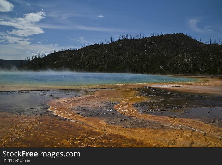 Yellow Stone Hotspring