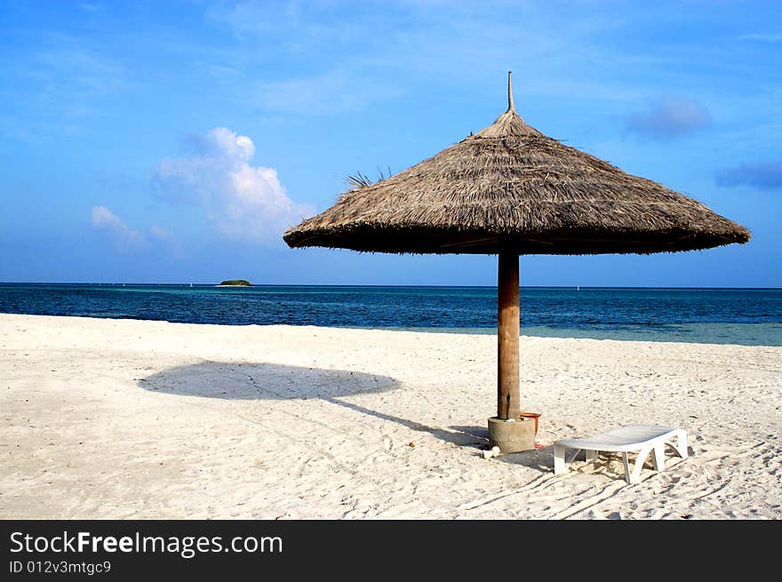 Beach Scene, Tropics, Pacific ocean