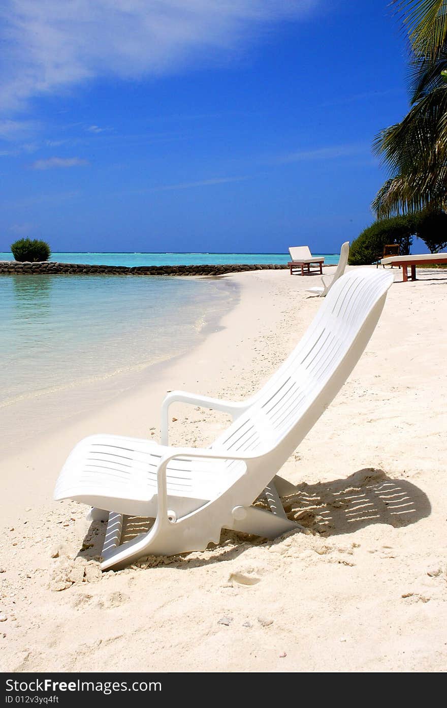 Chairs with a view of the ocean. Chairs with a view of the ocean