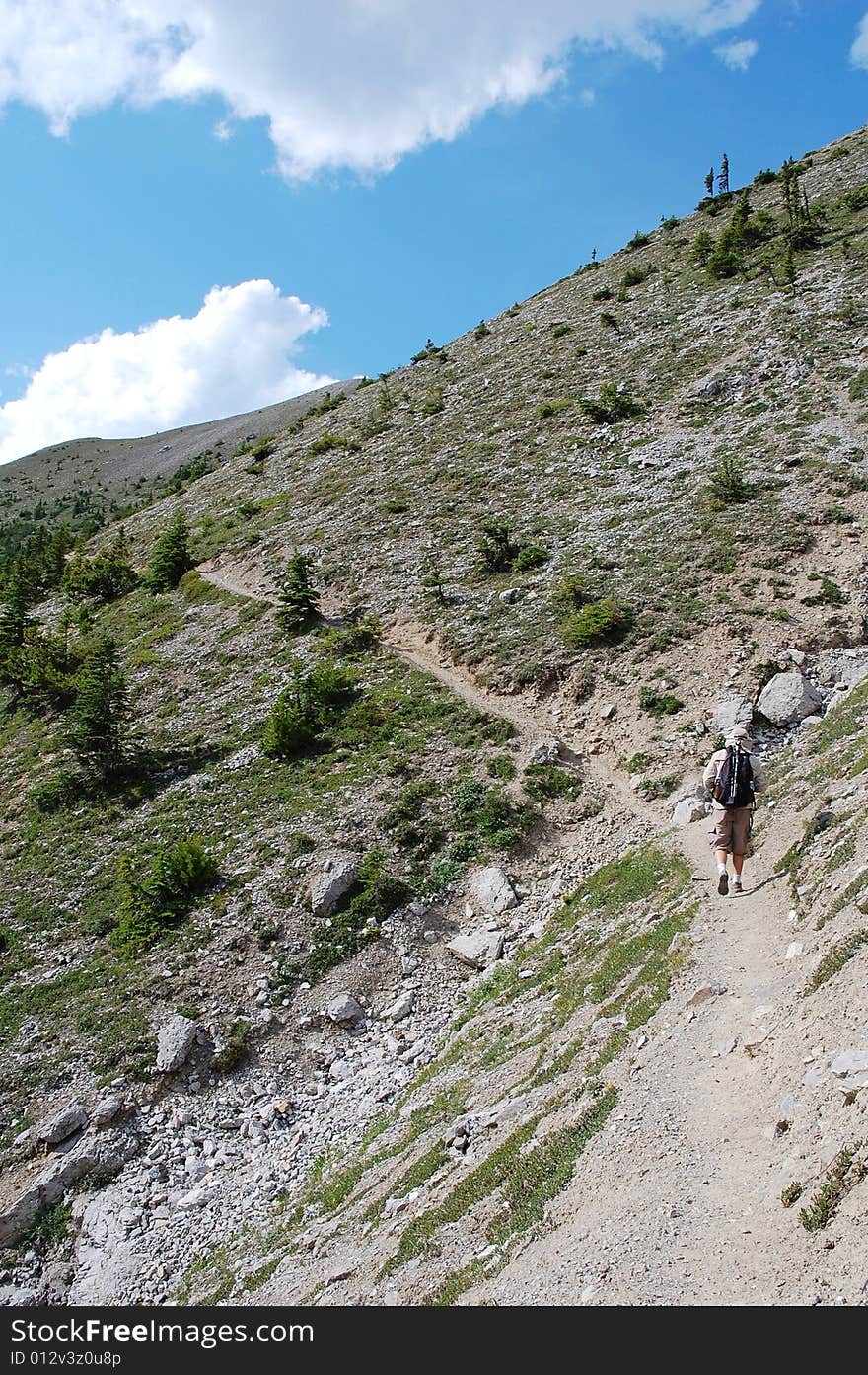 Hiking In Rocky Mountains