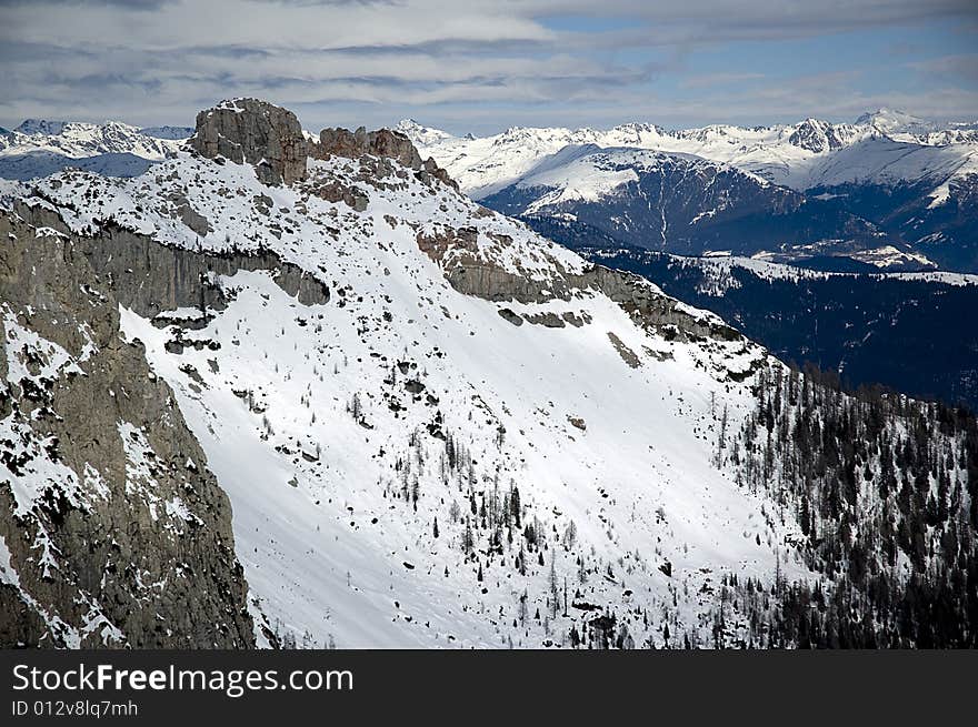 Cervinia area - Matterhorn mountain - Italia