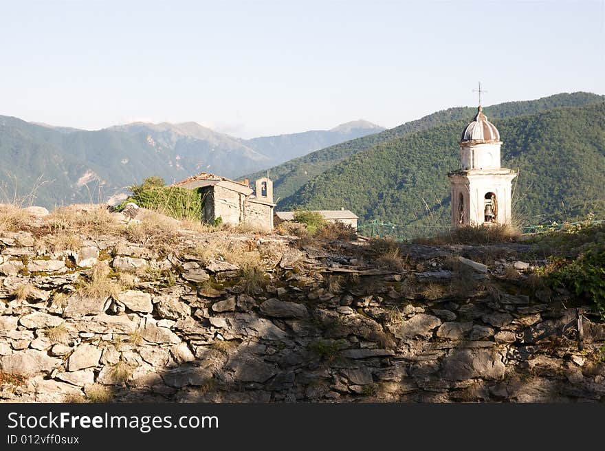 A beautiful view from Triora, a town historically associated with witches