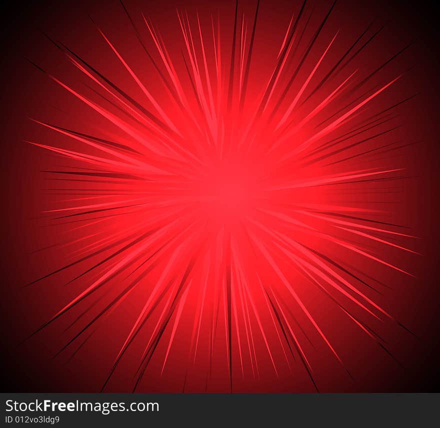 Red abstract background