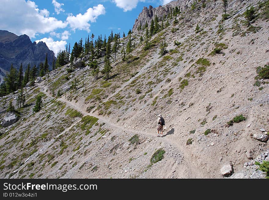 Hiking In Rocky Mountains