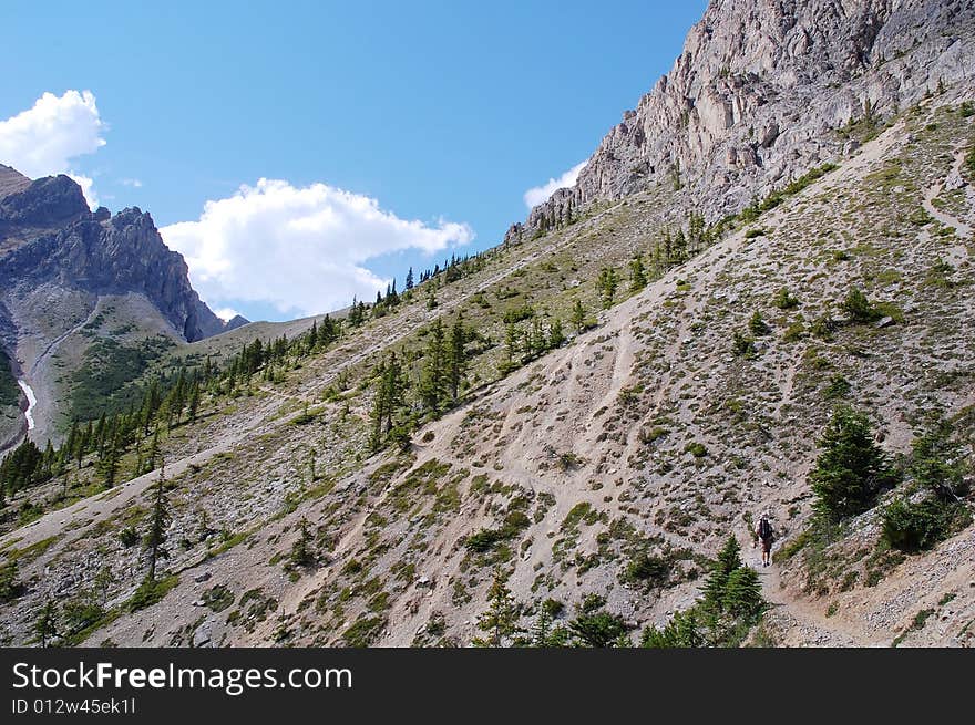 Hiking In Rocky Mountains