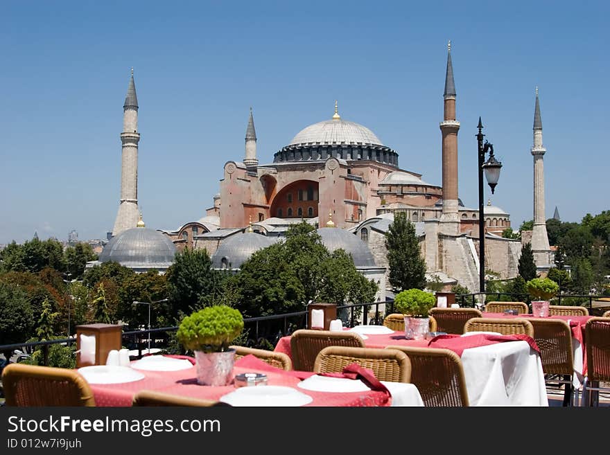 Hagia Sophia in Istanbul Turkey