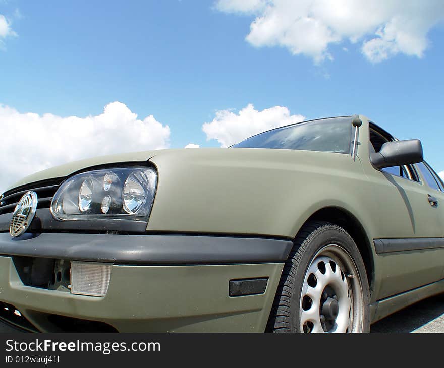 Military green Jetta with KdF-Wagen influence. Military green Jetta with KdF-Wagen influence