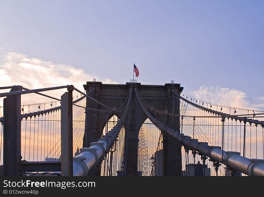 Brooklyn Bridge in New york