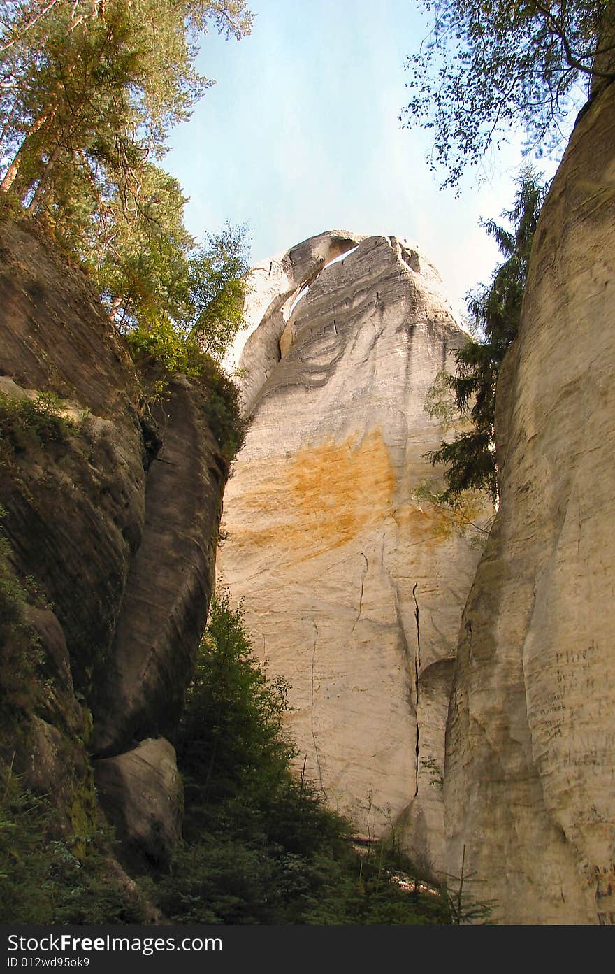 Nature and rock in the stone city