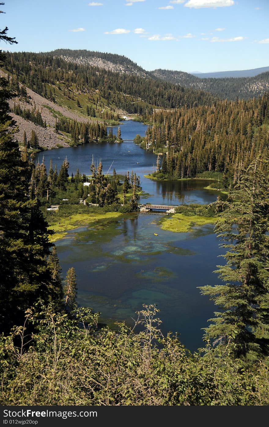 Lake in the mountains