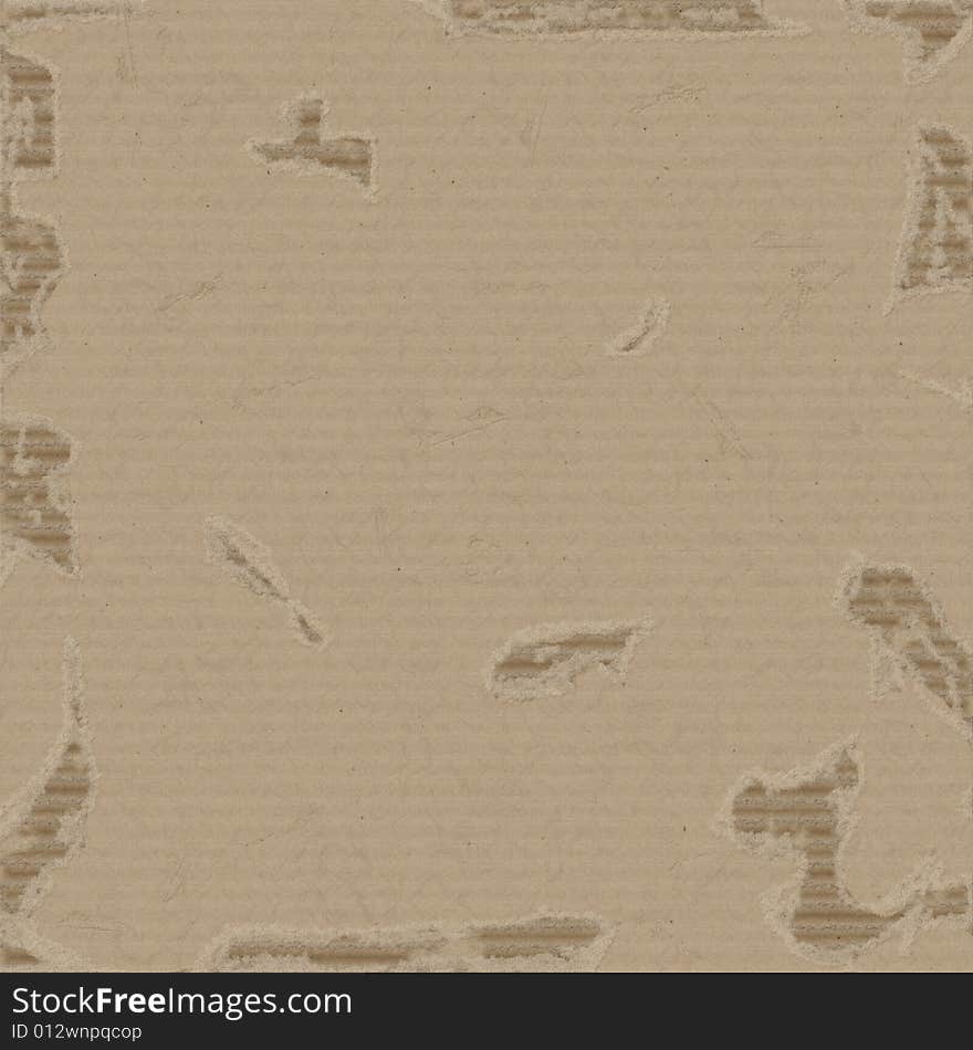 A multi-use brown and torn cardboard background. A multi-use brown and torn cardboard background.