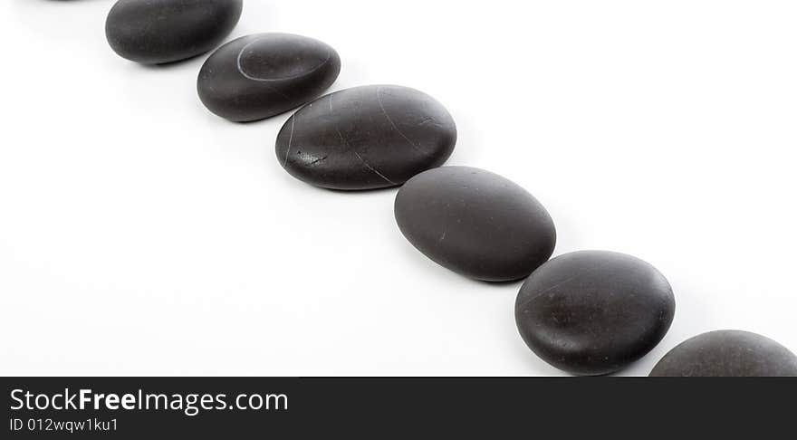 Stone tower in the spa for stone therapy