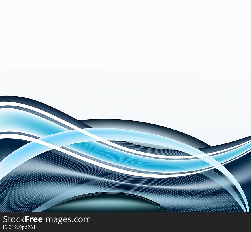 Abstract blue background vector illustration. Abstract blue background vector illustration.