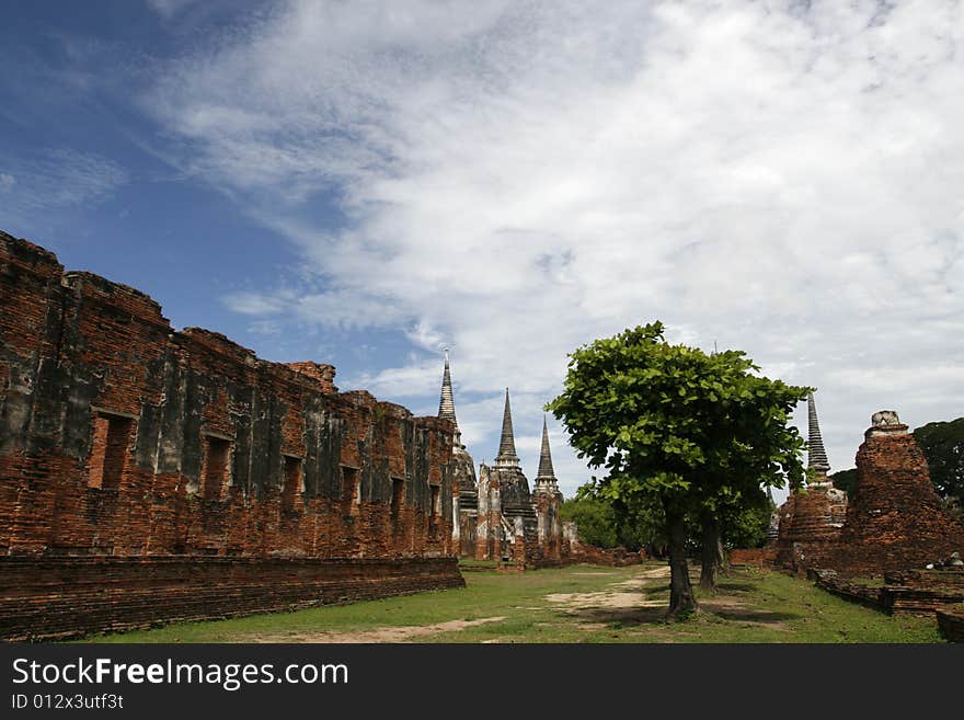 Ayutthaya the old capital city of Thailand