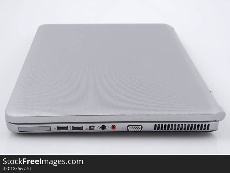 Portable computer isolated by white. Portable computer isolated by white