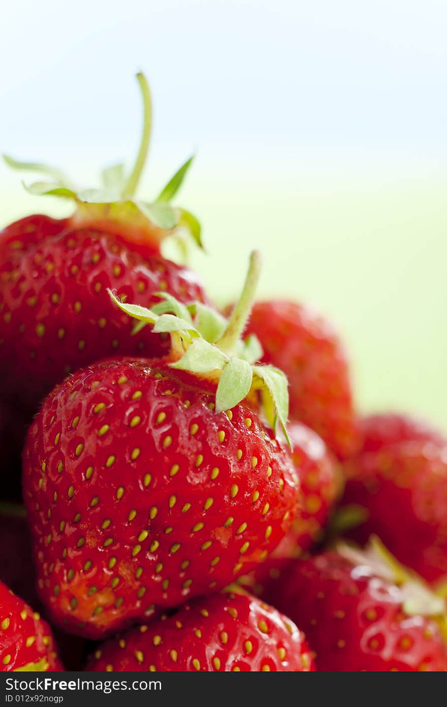 Close Up Of Strawberries