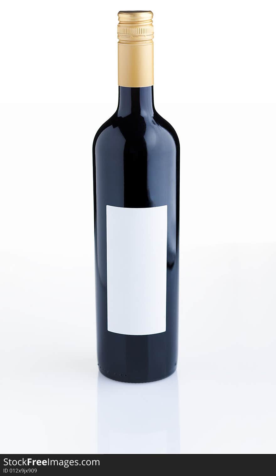 Red wine bottle