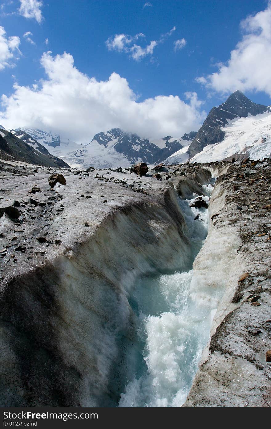 River on glacie