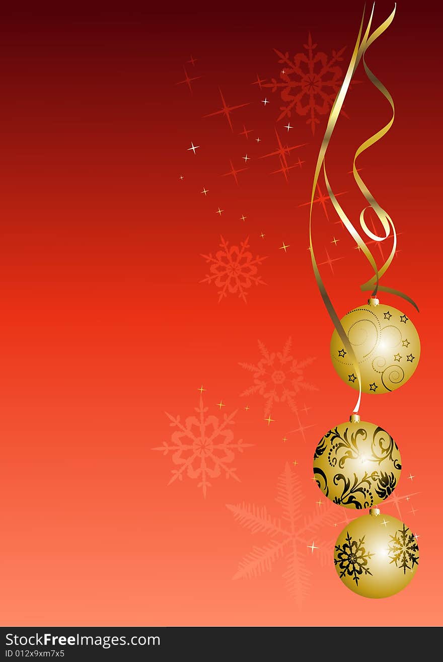 Christmas background, ornament, 2d illustration. Christmas background, ornament, 2d illustration