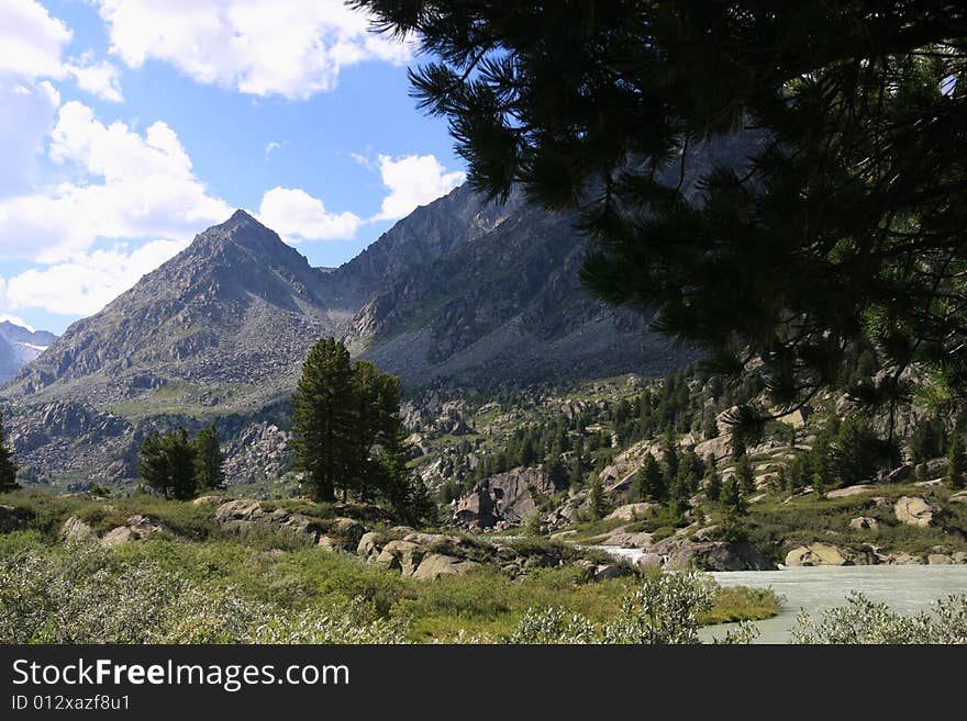 Altai Mountain in summer