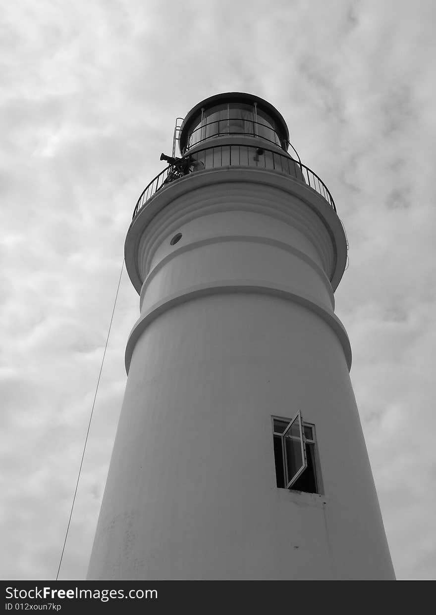 The llight tower in Tsingtao(Qingdao)