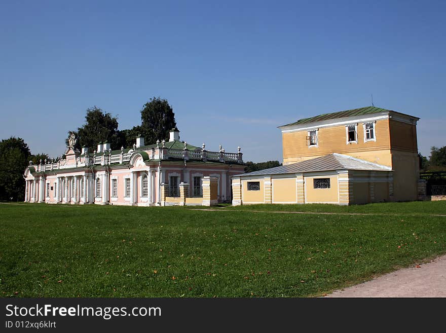 Historical buildings in manor Sheremetevyh