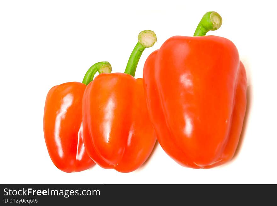 Three Red Peppers