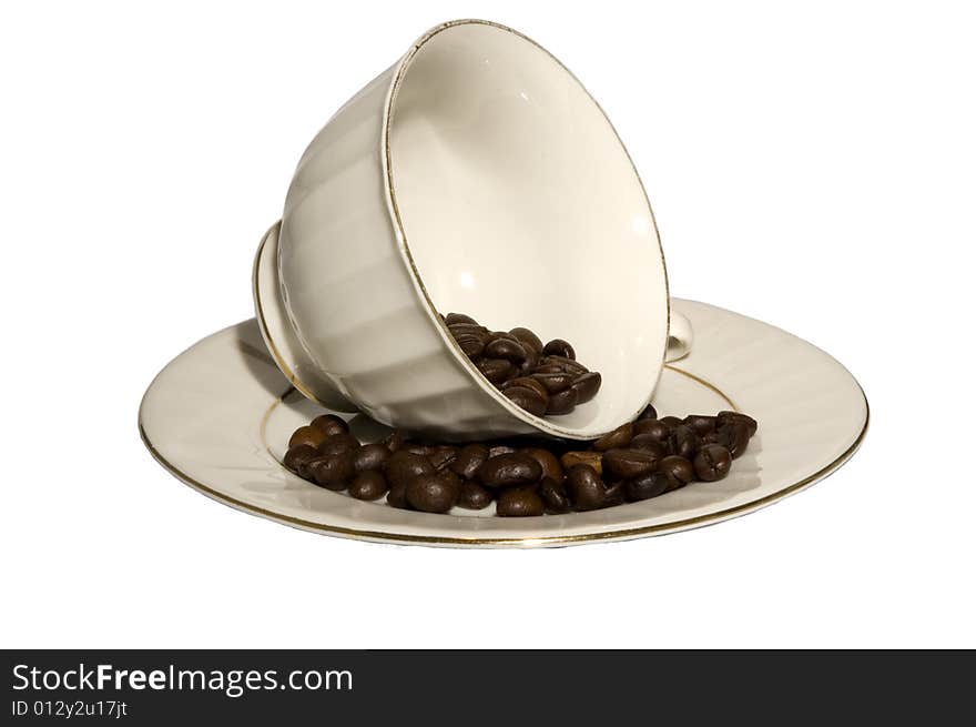 Cup Of Coffee Beans