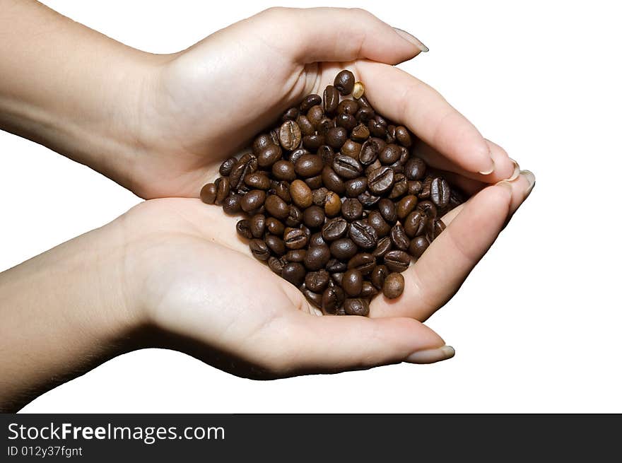 Large Left Handful of Coffee