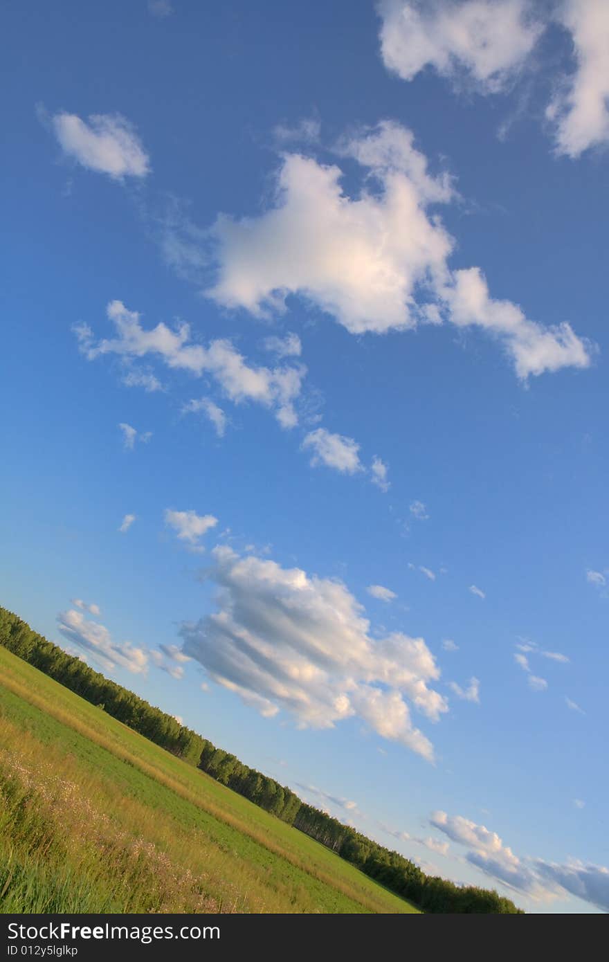 Rural scene shot at hdri mode. Rural scene shot at hdri mode