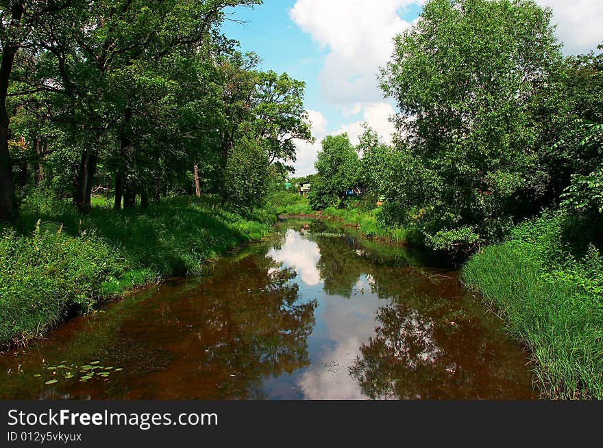 The River In Village