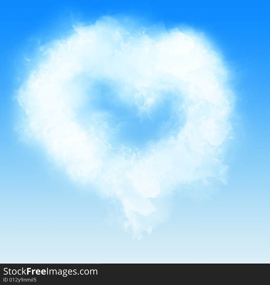 Cloud as heart