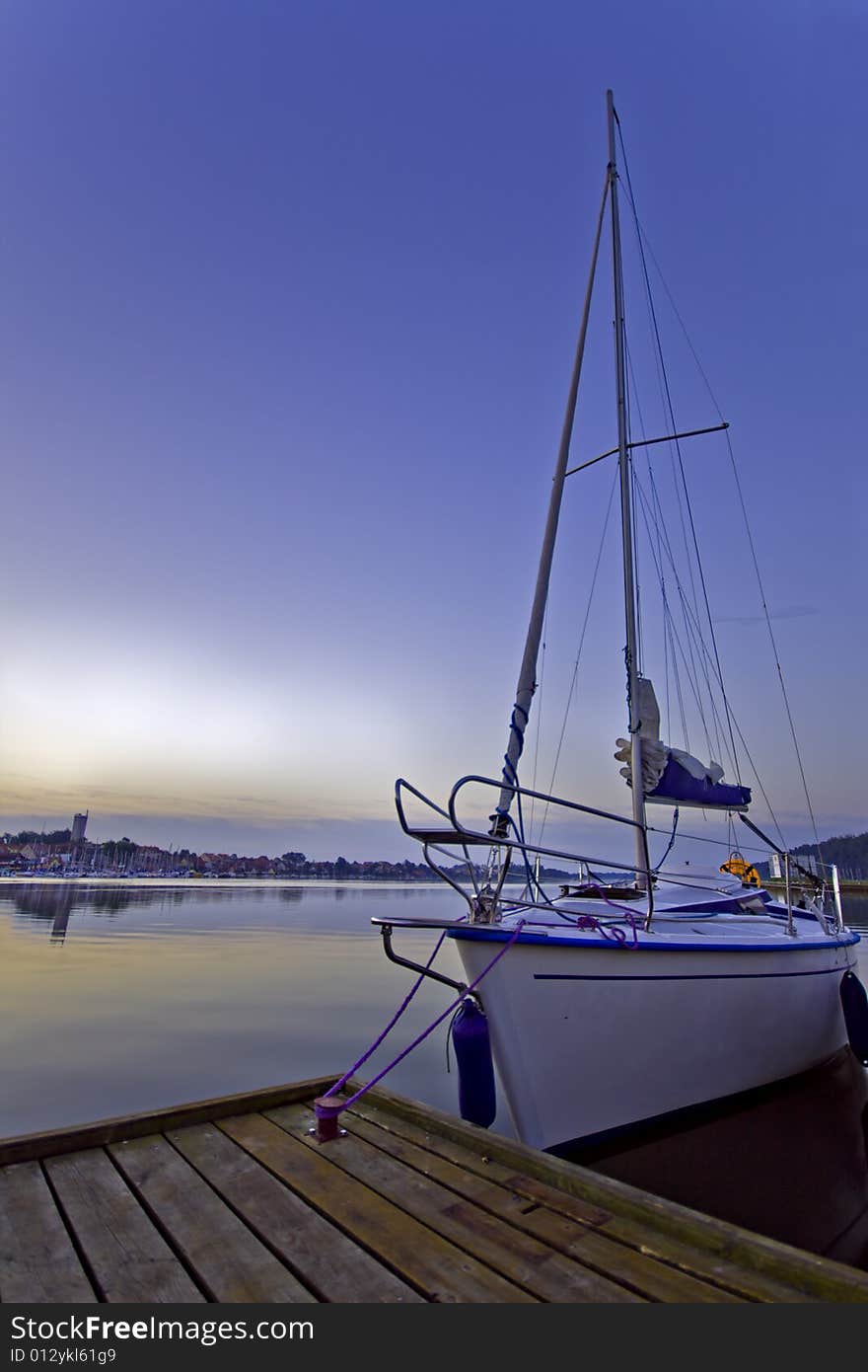 Early morning harbour